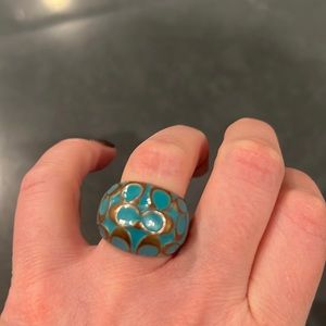 GUC! Vintage Coach Enamel Ring